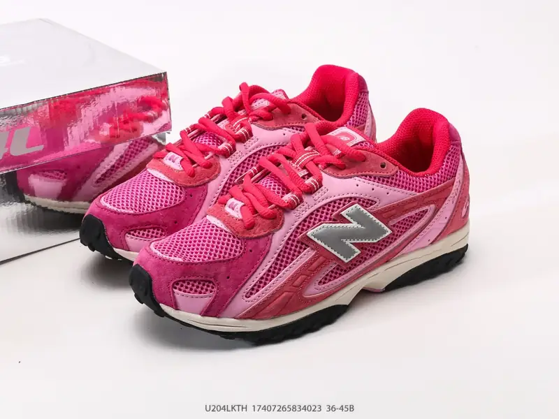 New Balance Zapatillas casuales Resistente Caña Baja Absorción de impactos U204LKTH #17407265834023